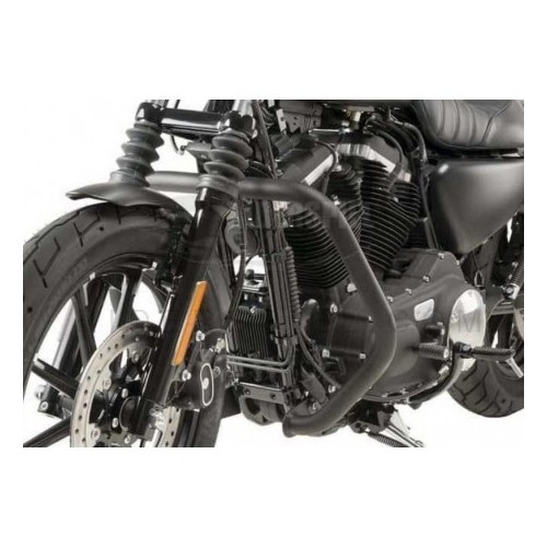 Defensas acero lacado negro Harley Davidson