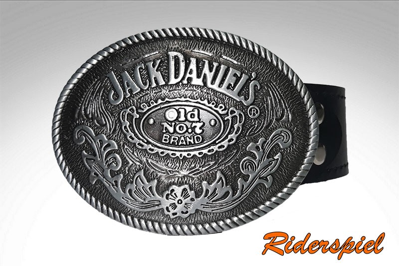 Cinturon de cuero hebilla Jack Daniel's - Manuel Gutiérrez López