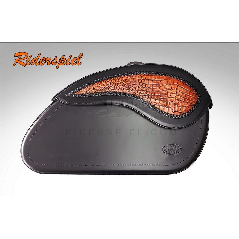 ALFORJAS COCODRILO CUERO