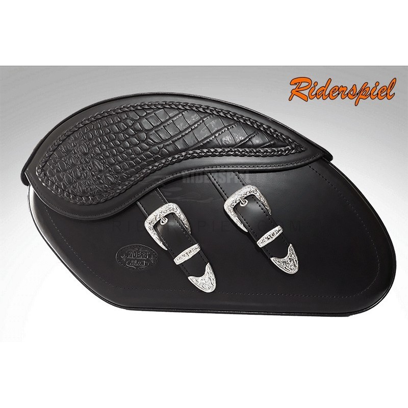 ALFORJAS COCODRILO BLACK