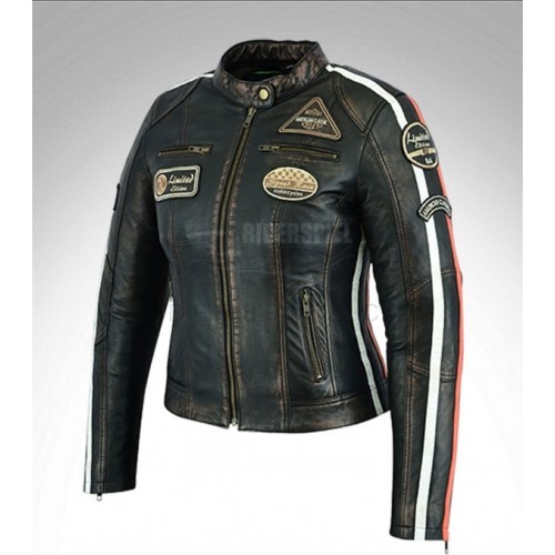 Cazadora de piel WOMAN