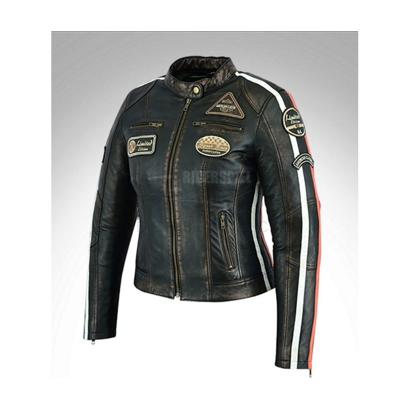 Cazadora de piel WOMAN